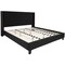 Merrick Lane Chenoa Upholstered Platform Bed with Button Tufted Headboard